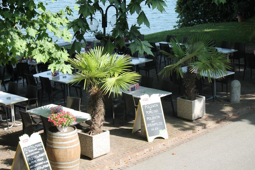 Osteria Battello Hotel Caslano Exterior photo